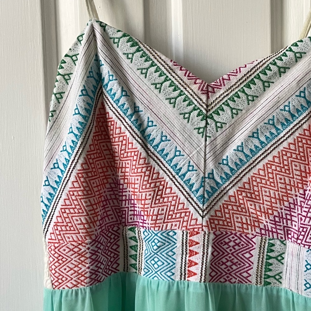 Fabrik Embroidered Maxi Dress